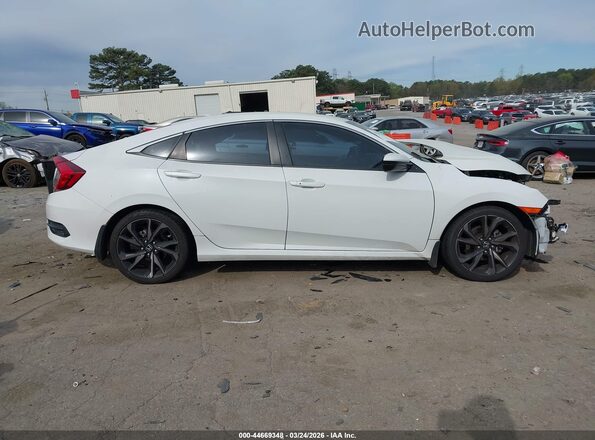19XFC2F88LE028909 2020 HONDA CIVIC White Widok wnętrza z tyłu