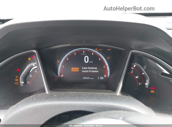 19XFC2F88LE028909 2020 HONDA CIVIC White Widok tylnych siedzeń
