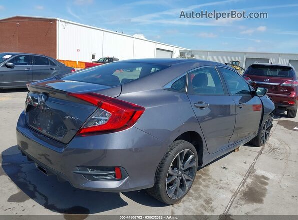 19XFC2F8XME002555 2021 HONDA CIVIC Gray Trasero derecho