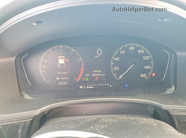 19XFL2H82NE013953 2022 HONDA CIVIC White ხელსაწყოთა პანელის ხედი