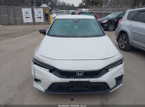 19XFL2H89PE001043 2023 HONDA CIVIC White Առջևի վահանակի տեսք