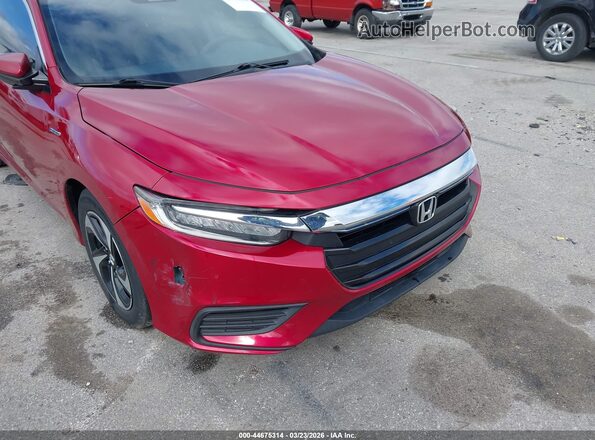 19XZE4F50NE006558 2022 HONDA INSIGHT Red Вид спереду