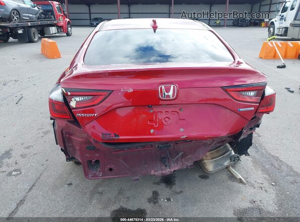 19XZE4F50NE006558 2022 HONDA INSIGHT Red 