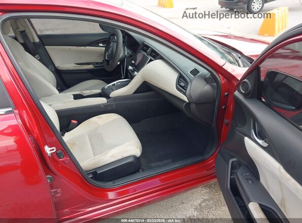 19XZE4F50NE006558 2022 HONDA INSIGHT Red Вид салону спереду