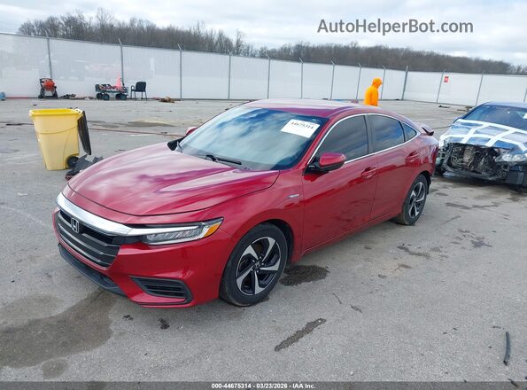 19XZE4F50NE006558 2022 HONDA INSIGHT Red Передня ліва чверть