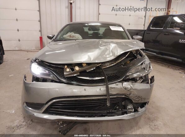 1C3CCCAB0HN510986 2017 CHRYSLER 200 Silver წინა ხედი