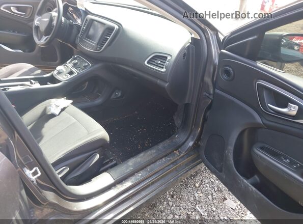 1C3CCCAB2GN142244 2016 CHRYSLER 200 Серый Вид салона спереди