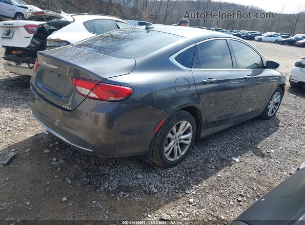 1C3CCCAB2GN142244 2016 CHRYSLER 200 Серый Задняя правая четверть