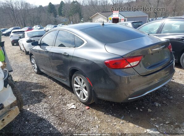 1C3CCCAB2GN142244 2016 CHRYSLER 200 Серый Задняя левая четверть