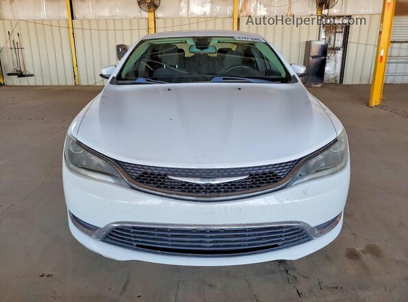 1C3CCCAB4GN112548 2016 CHRYSLER 200 White Widok z przodu