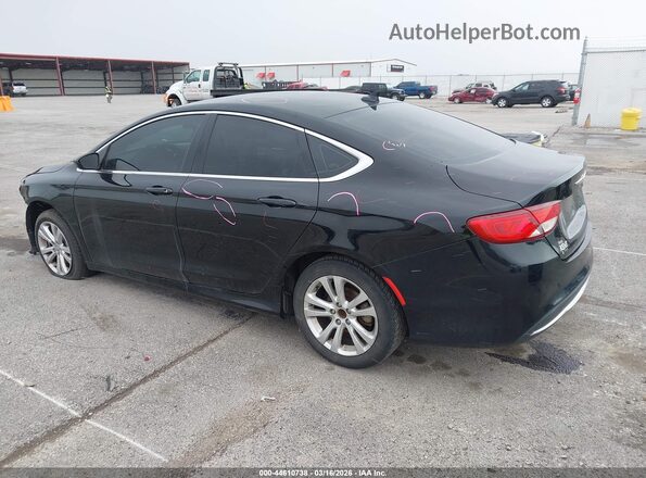 1C3CCCAB4HN502969 2017 CHRYSLER 200 Black Задня ліва чверть