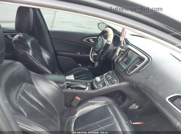 1C3CCCAB4HN502969 2017 CHRYSLER 200 Black Вид салону спереду