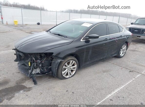 1C3CCCAB4HN502969 2017 CHRYSLER 200 Black Передня ліва чверть