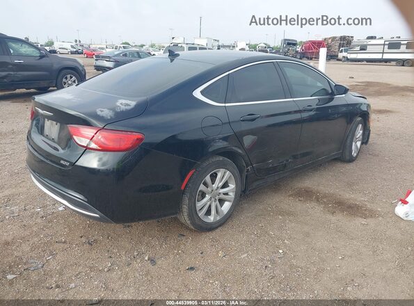 1C3CCCAB5GN158065 2016 CHRYSLER 200 Black უკანა მარჯვენა