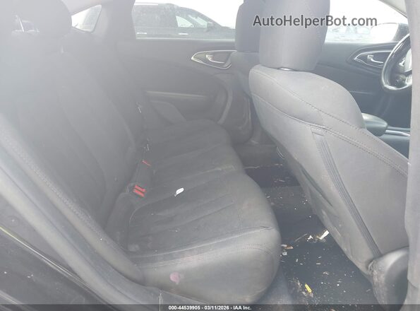 1C3CCCAB5GN158065 2016 CHRYSLER 200 Black VIN კოდის სტიკერის ხედი
