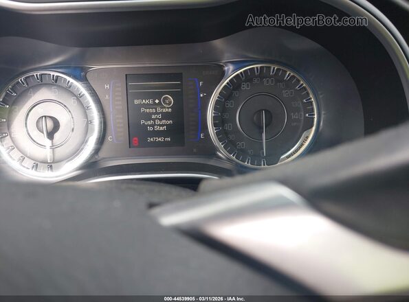 1C3CCCAB5GN158065 2016 CHRYSLER 200 Black უკანა სავარძლების ხედი