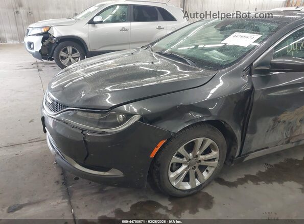 1C3CCCAB5GN183404 2016 CHRYSLER 200 Gray Front view