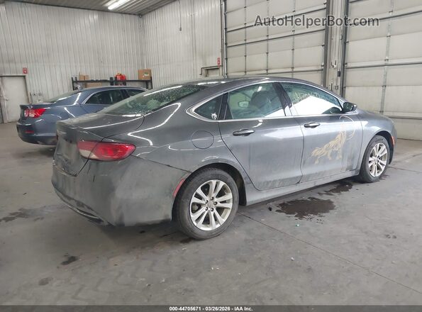 1C3CCCAB5GN183404 2016 CHRYSLER 200 Gray Rear right