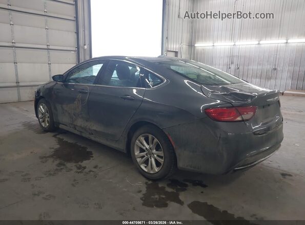 1C3CCCAB5GN183404 2016 CHRYSLER 200 Gray Rear left