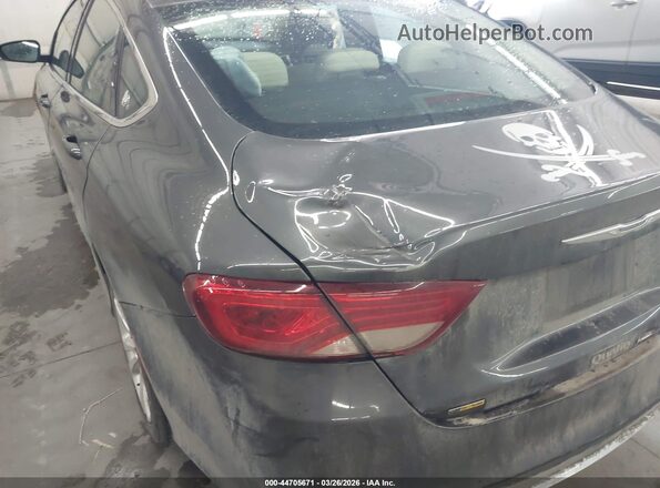 1C3CCCAB5GN183404 2016 CHRYSLER 200 Gray Rear interior view
