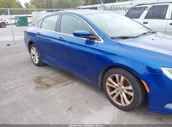 1C3CCCAB7GN166121 2016 CHRYSLER 200 Синий Вид щитка приборов