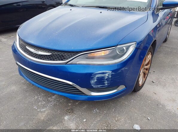1C3CCCAB7GN166121 2016 CHRYSLER 200 Синий Вид спереди