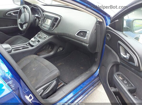 1C3CCCAB7GN166121 2016 CHRYSLER 200 Синий Вид салона спереди