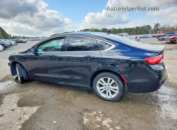1C3CCCAB7HN505302 2017 CHRYSLER 200 Black Trasero izquierdo