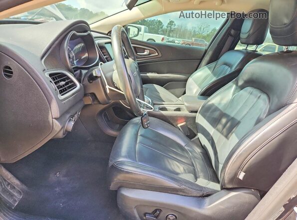 1C3CCCAB7HN505302 2017 CHRYSLER 200 Black Vista interior delantera
