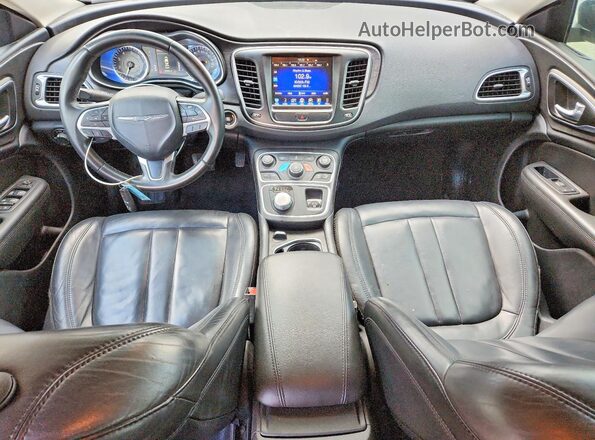 1C3CCCAB7HN505302 2017 CHRYSLER 200 Black Vista del salpicadero