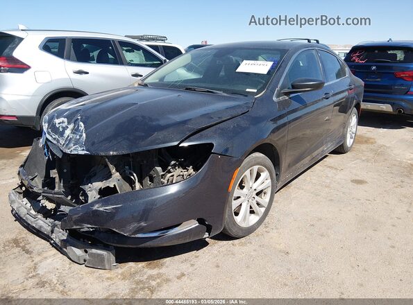 1C3CCCAB8GN188175 2016 CHRYSLER 200 Gray Vista tres cuartos delantera izquierda