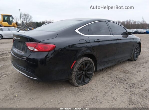 1C3CCCAB9GN108348 2016 CHRYSLER 200 Black უკანა მარჯვენა