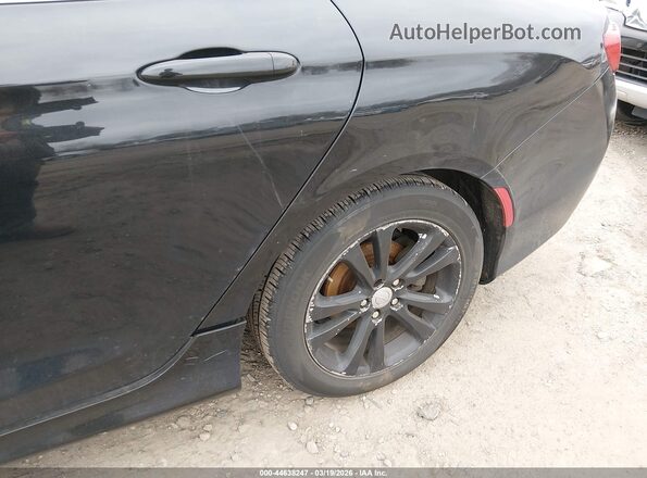 1C3CCCAB9GN108348 2016 CHRYSLER 200 Black ხელსაწყოთა პანელის ხედი
