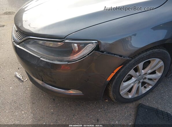 1C3CCCAB9GN167951 2016 CHRYSLER 200 Gray Вид спереду