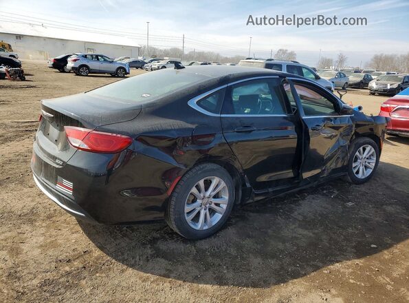1C3CCCAB9GN168016 2016 CHRYSLER 200 Black Առջևի աջ