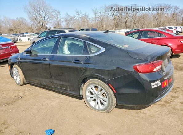 1C3CCCAB9GN168016 2016 CHRYSLER 200 Black Հետևի աջ