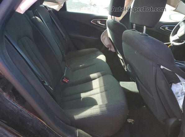1C3CCCAB9GN168016 2016 CHRYSLER 200 Black Սալոնի հետևի տեսք