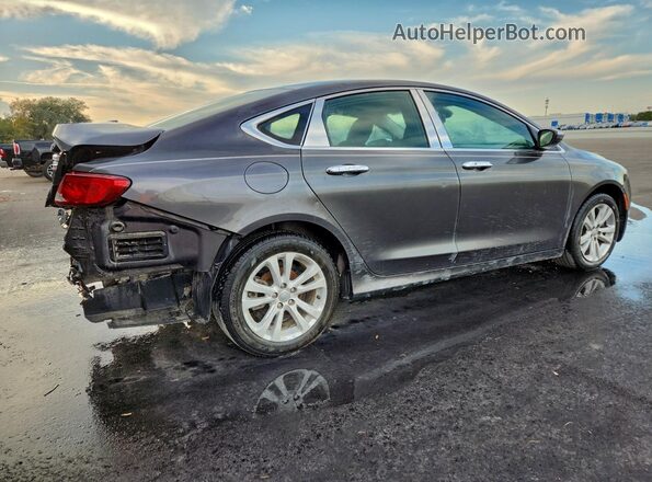 1C3CCCAB9GN168890 2016 CHRYSLER 200 Серый Задняя правая четверть
