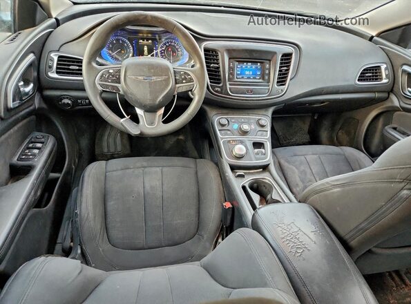 1C3CCCAB9GN168890 2016 CHRYSLER 200 Серый Вид панели приборов