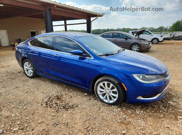 1C3CCCCB5GN119697 2016 CHRYSLER 200 Синий Передняя правая четверть