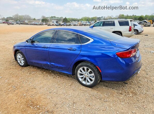 1C3CCCCB5GN119697 2016 CHRYSLER 200 Синий Задняя левая четверть