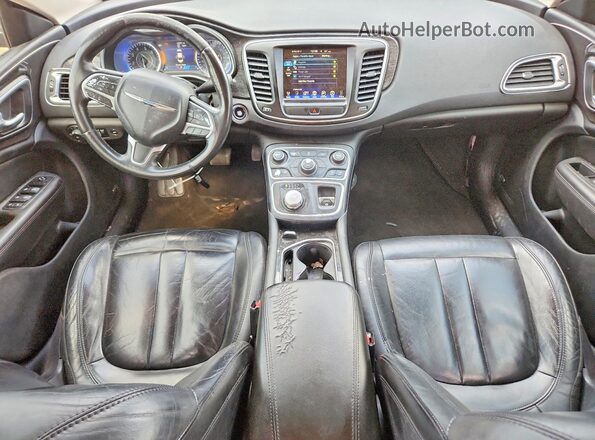 1C3CCCCB5GN119697 2016 CHRYSLER 200 Синий Вид панели приборов