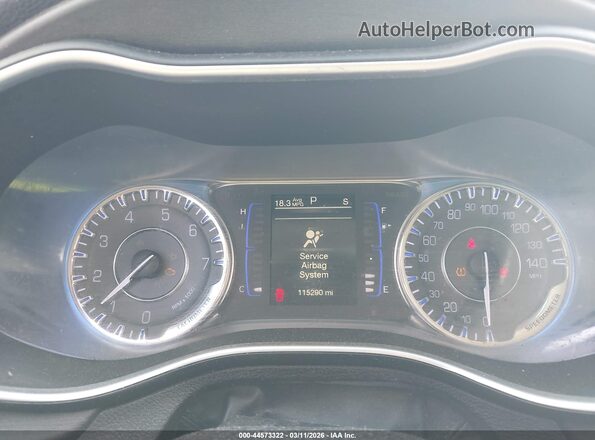 1C3CCCFB4GN196346 2016 CHRYSLER 200 Черный Вид задних сидений