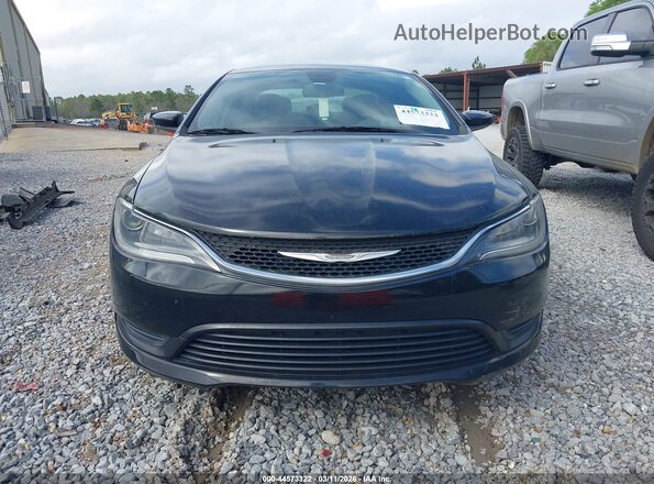 1C3CCCFB4GN196346 2016 CHRYSLER 200 Черный Вид задней части салона
