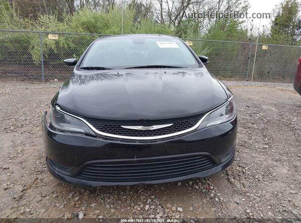 1C3CCCFBXHN502385 2017 CHRYSLER 200 Black Vista del cuadro de instrumentos