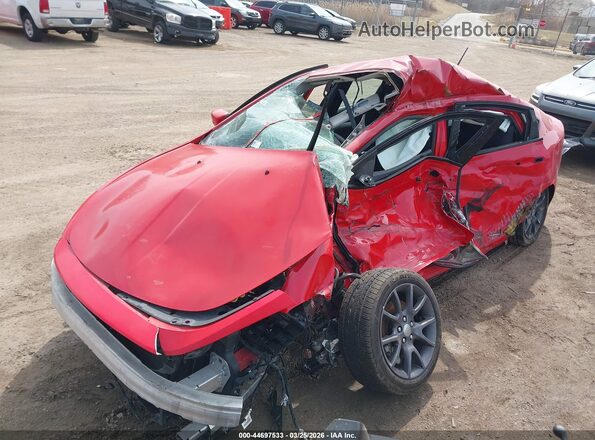 1C3CDFAA3GD625575 2016 DODGE DART Red Передня ліва чверть