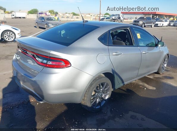 1C3CDFBB2GD540475 2016 DODGE DART Silver Задня права чверть