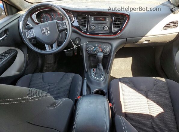 1C3CDFBB2GD541318 2016 DODGE DART Синий Вид панели приборов