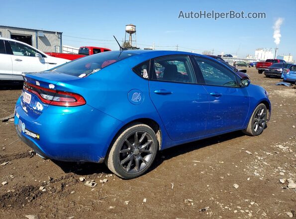 1C3CDFBB2GD541318 2016 DODGE DART Синий Задняя правая четверть