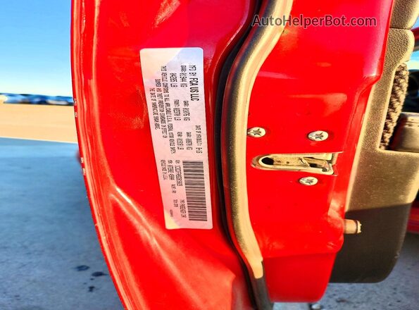 1C3CDFFA9GD818029 2016 DODGE DART Red VIN կոդի պիտակի տեսք